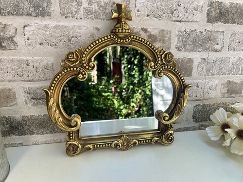 30cm distressed gold baroque - distressed,