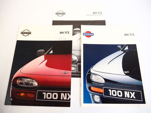 Nissan 100nx car brochure - car,
