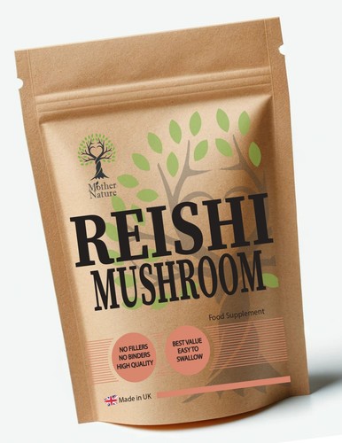 Reishi capsules 500mg clean - reishi,