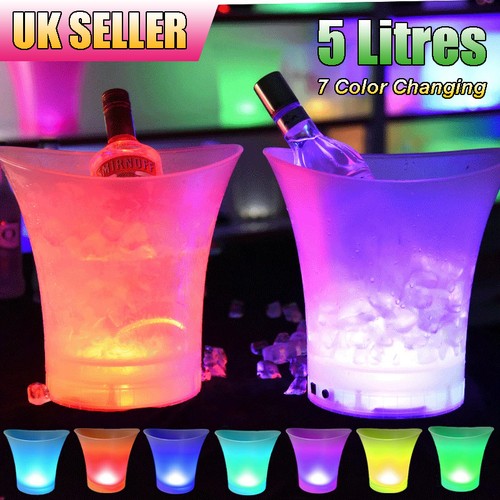 Led glowing ice - 5l, bucket