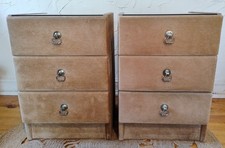 PAIR OF VINTAGE VELVET VELOUR