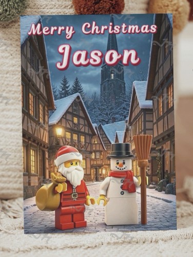 Lego santa claus personalised - santa,
