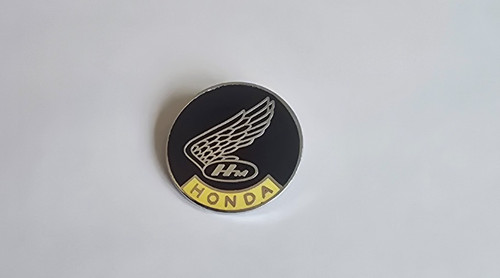 Vintage enamel honda - vintage, badge