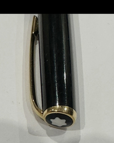 Montblanc black roller pen - montblanc,
