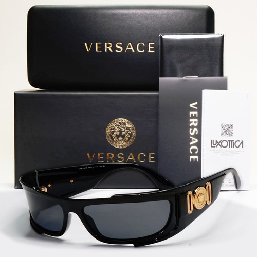 Versace sunglasses black - black, gold