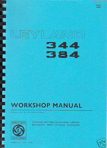 Leyland 344 384 tractor - leyland,