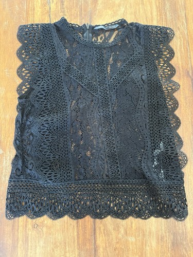 Women black zara top size - women’s,