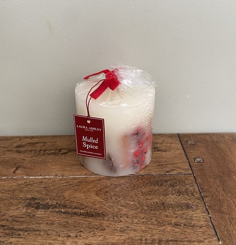 Laura ashley candle - candle, mulled
