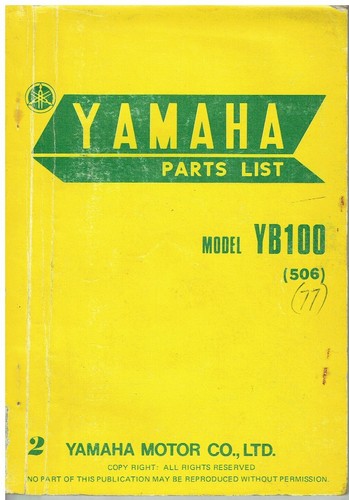 Yamaha yb100 - yamaha, 506)