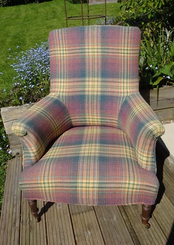 Antique victorian armchair - victorian,