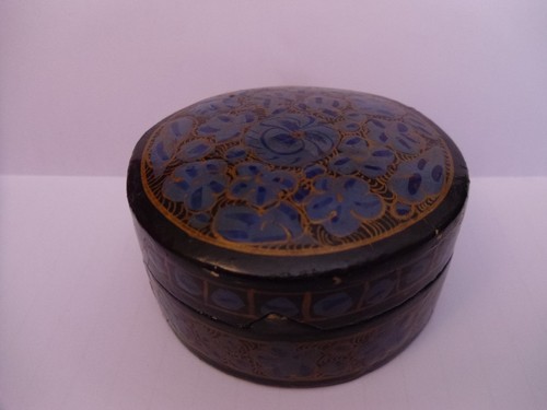 Vintage paper mache trinket - paper,