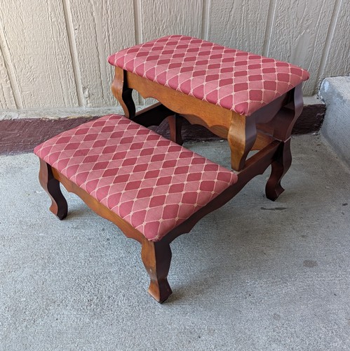 Vintage wood step - step, bed