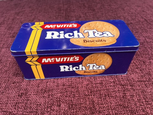 Vintage biscuit storage tin - storage,