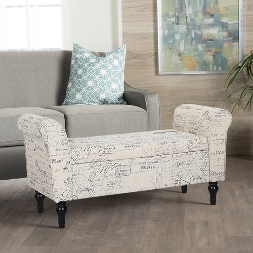 Vintage printed upholstered - printed,