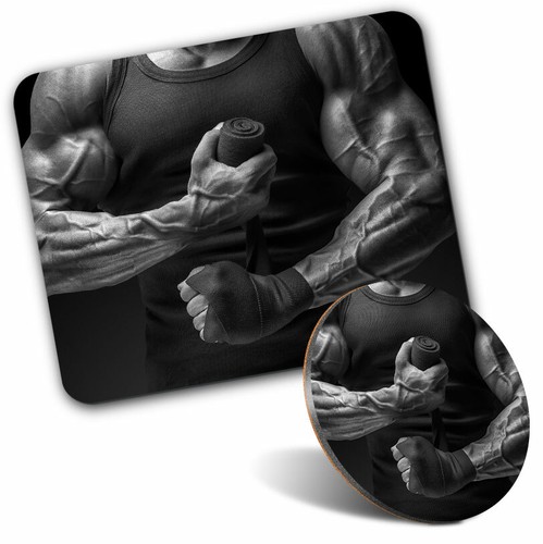 Mouse mat coaster set bw - coaster,