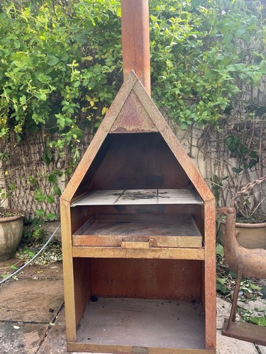 Outdoor henley fireplace with - outdoor,