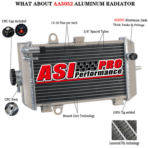 Atv radiator for 2006 2014 - atv,