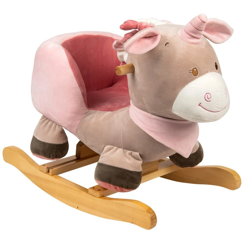 Wooden baby rocking animal - wooden,