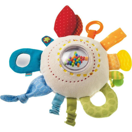 Haba teether cuddly rainbow - haba,