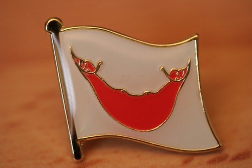 Easter island chile flag metal - chile,