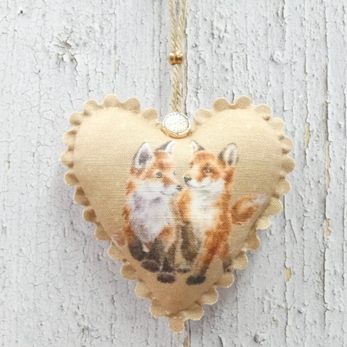 Fox cub fabric hanging door - fabric,