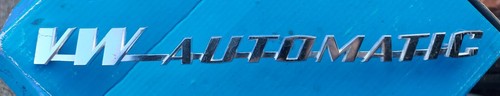 Automatic rear badge script - vw,