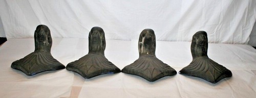 Set four cast iron - cast, black