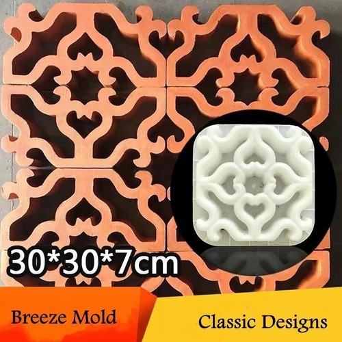 Concrete cement flower brick - flower,