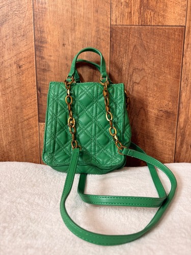 Zara bright green quilted mini - bright,