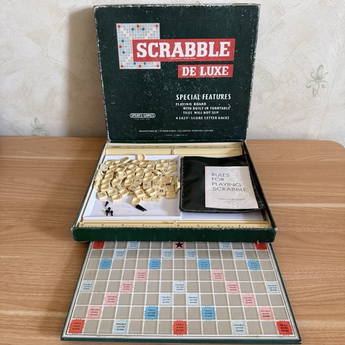 Vintage scrabble deluxe spears - vintage,
