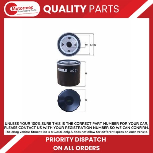 Mahle oil filter - mahle,