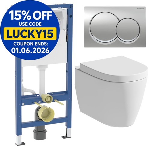 Rimless wall hung - rimless, pan