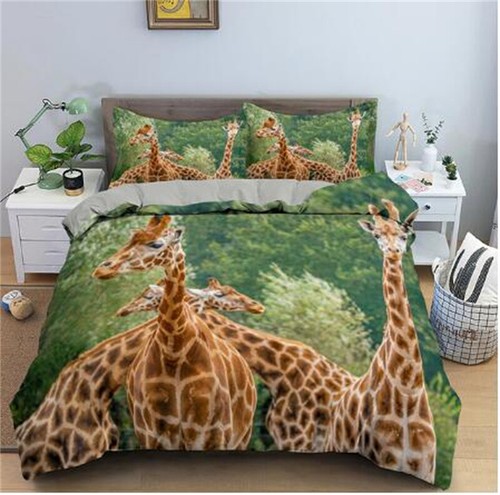 Jungle giraffe duvet - jungle, quilt