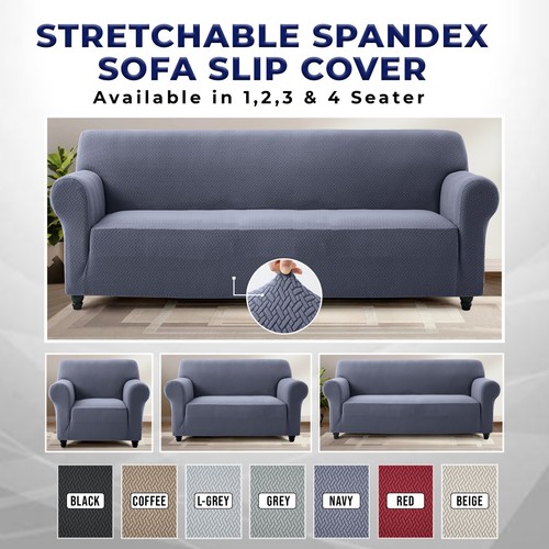 Universal elastic seater sofa - seater,
