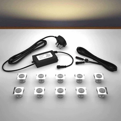 30mm led lights square - x,