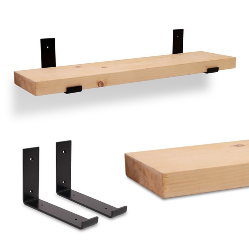 Solid multisize rustic shelves - solid,