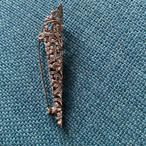 Vintage posy holder brooch - vintage,