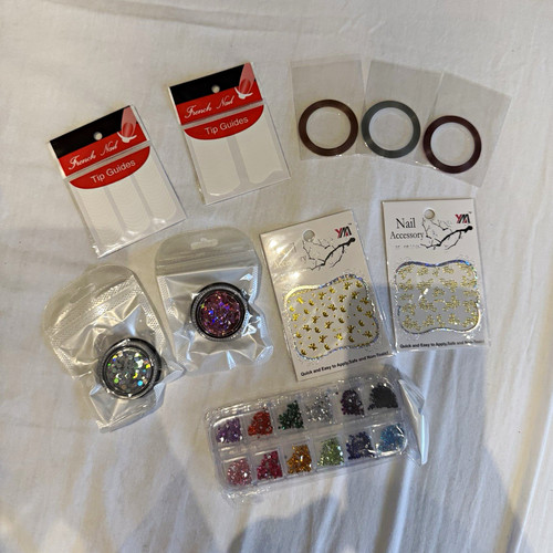 French nail art - kit, set