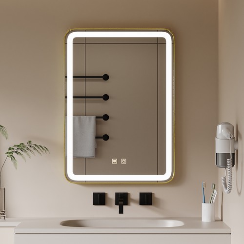 Led bathroom mirror - led, dual