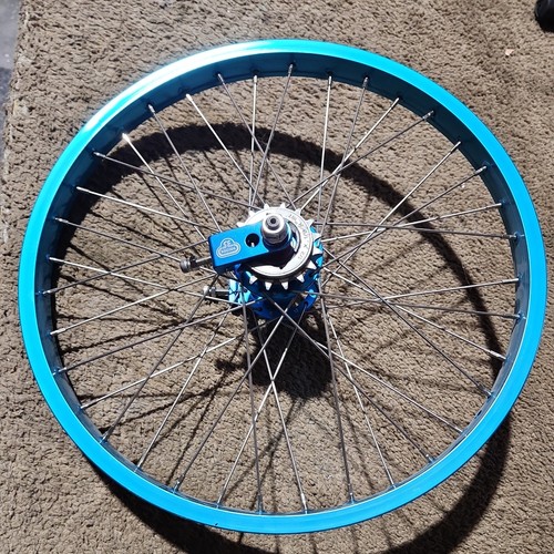 Blue old school bmx - 20",