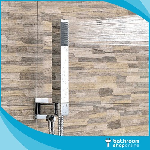 Square chrome outlet bracket - chrome,