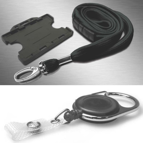 Neck strap lanyard double - id, lanyard,