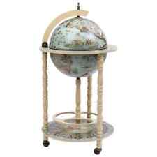 Globe Bar Wine Stand Eucalyptus Wood Liquor Storage Home Multi Colours vidaXL