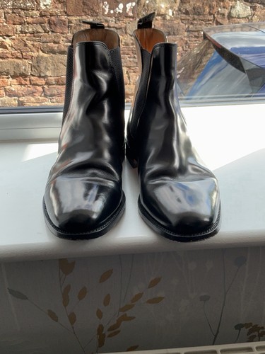 Loake black polished leather - loake,