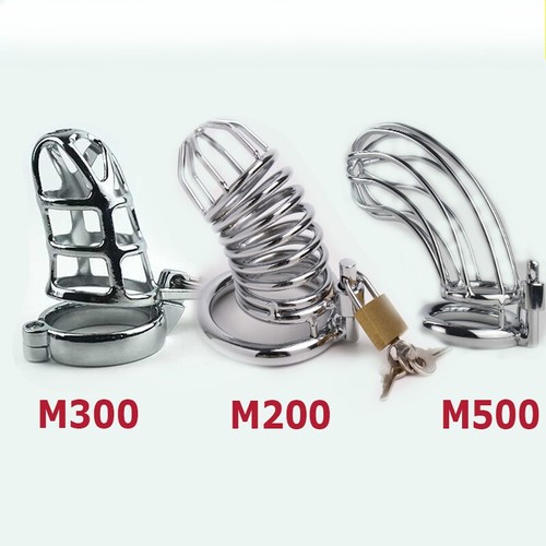 Metal long chastity cage - metal,