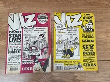 Vintage 2 x Viz Comic Magazine Bundle Lot