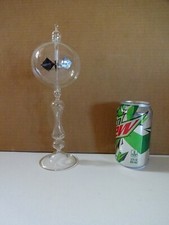 SOLAR RADIOMETER, CROOKES, LIGHTMILL - All Clear Glass, fancy bubble stem