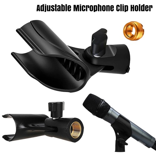 Adjustable microphone clip - adjustable,