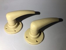 Vintage 1950s / 60s mid century door handles