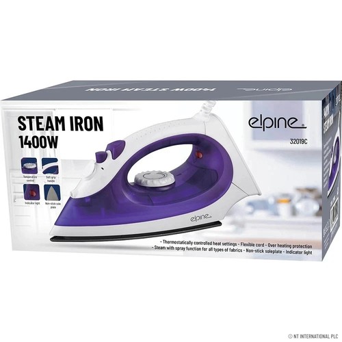 1400w steam electric iron - 1400w,